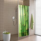 Autocolante cabine de duche bambu