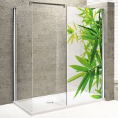 Autocolante cabine de duche folhas