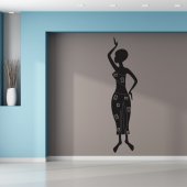 Autocolante decorativo Africana