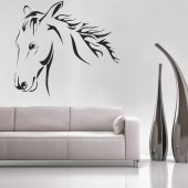 Autocolante decorativo cavalos