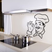 Autocolante decorativo Chef