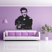 Autocolante decorativo elvis presley