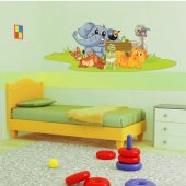 Autocolante decorativo infantil Animais