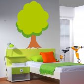 Autocolante decorativo infantil árbol