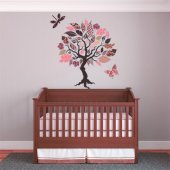 Autocolante decorativo infantil árbol