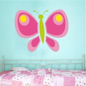 Autocolante decorativo infantil borboleta