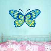 Autocolante decorativo infantil borboleta