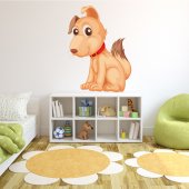 Autocolante decorativo infantil cão