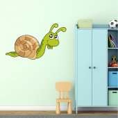 Autocolante decorativo infantil caracol