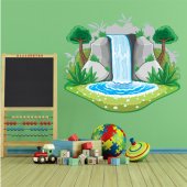 Autocolante decorativo infantil cascata