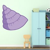 Autocolante decorativo infantil concha