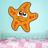 Autocolante decorativo infantil estrela do mar