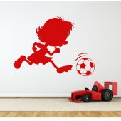 Autocolante decorativo infantil futebol