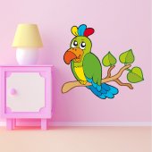 Autocolante decorativo infantil pássaro