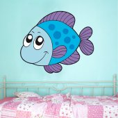 Autocolante decorativo infantil peixe