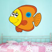 Autocolante decorativo infantil peixe