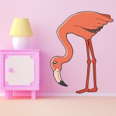 Autocolante decorativo infantil Pink Flamingo