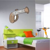 Autocolante decorativo infantil pistola