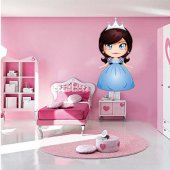 Autocolante decorativo infantil princesa