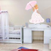 Autocolante decorativo infantil princesa