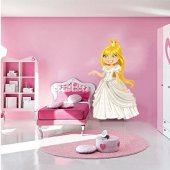 Autocolante decorativo infantil princesa