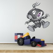 Autocolante decorativo infantil robôs