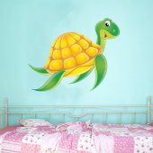 Autocolante decorativo infantil tartaruga