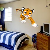 Autocolante decorativo infantil tigre