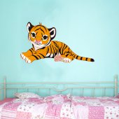 Autocolante decorativo infantil tigre