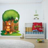 Autocolante decorativo infantil Ursinho