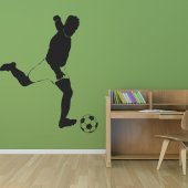 Autocolante decorativo jogador de futebol