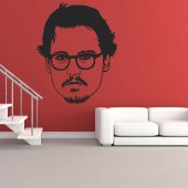 Autocolante decorativo johnny depp