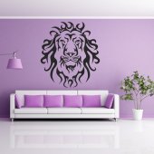 Autocolante decorativo leão