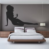 Autocolante decorativo mulher