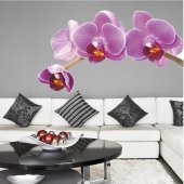 Autocolante decorativo orquídea