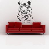 Autocolante decorativo Tigre