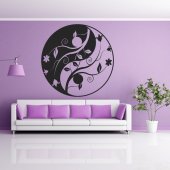 Autocolante decorativo ying yang