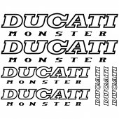 Autocolante Ducati monster