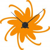 Autocolante relógios de parede espiral