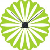 Autocolante relógios de parede flores