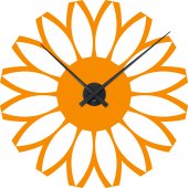 Autocolante relógios de parede flores