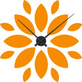 Autocolante relógios de parede flores