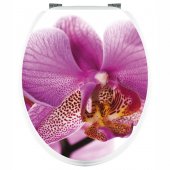 Autocolante tampo de sanita orquídea