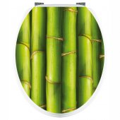 Bamboo - Toilet Seat Decal Sticker