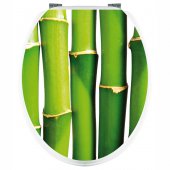 Bamboo - Toilet Seat Decal Sticker