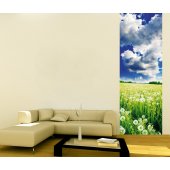 Banner Fields Wall Sticker