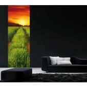 Banner Fields Wall Sticker