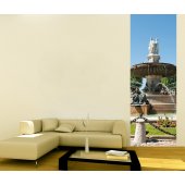 Banner Fountain Wall Sticker