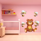 Bees Set Wall Stickers