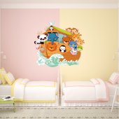 Boat Animals Wall Stickers